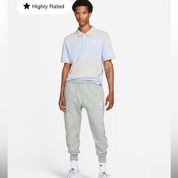 Nike Sportswear Club Fleece Sweatpants Gray Men’s Medium - Picture 1 of 7